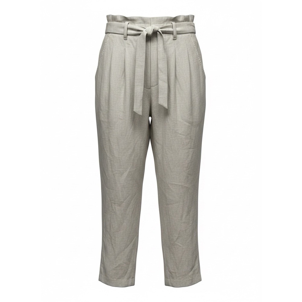 Loft Outlet High Rise Straight Petite Linen Pants, Size 2P